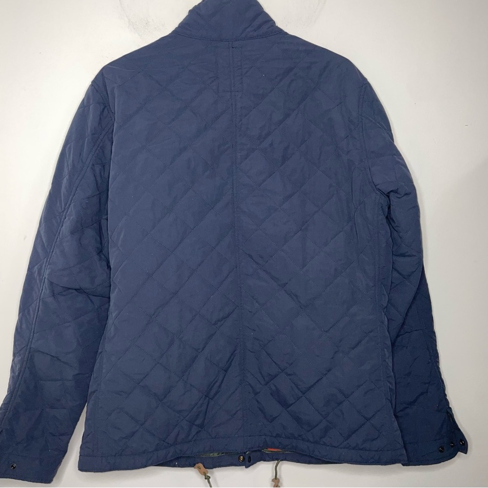 Relwen Men's Quilted Insulated Tanker Jacket Navy Blue Large Nylon/Cotton Polyes - Picture 5 of 8